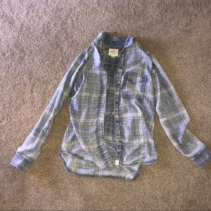 American Eagle Blue Flannel